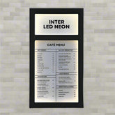 The Streatham' - Branded Black Exterior Menu Box